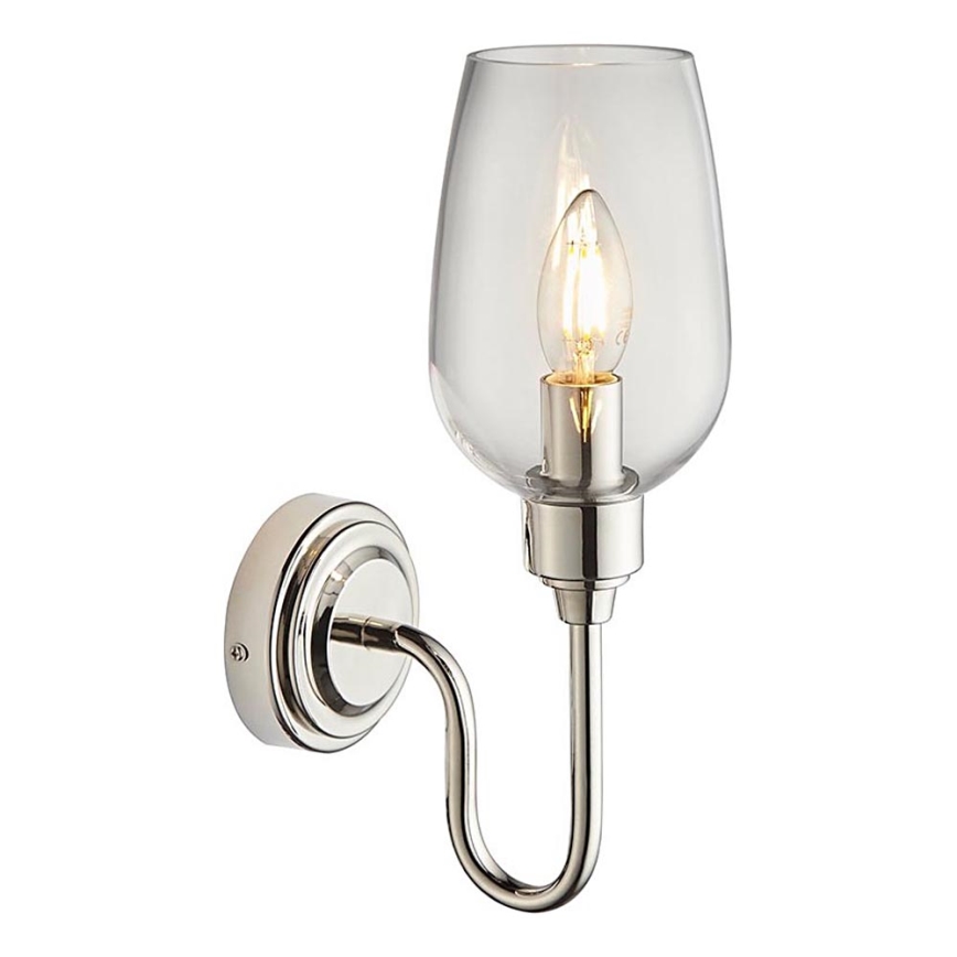 Endon 103316 - Wandleuchte STOURTON 1xE14/6W/230V, glänzender Chrom