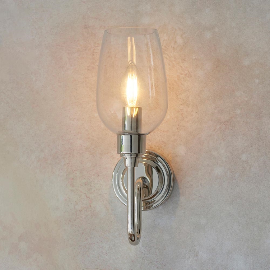 Endon 103316 - Wandleuchte STOURTON 1xE14/6W/230V, glänzender Chrom