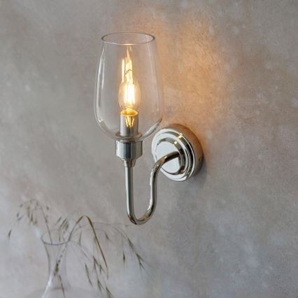 Endon 103316 - Wandleuchte STOURTON 1xE14/6W/230V, glänzender Chrom