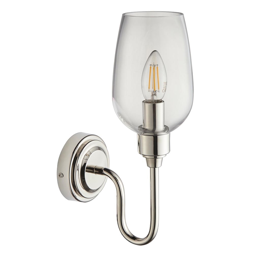 Endon 103316 - Wandleuchte STOURTON 1xE14/6W/230V, glänzender Chrom
