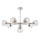 Endon 104051 - ALLEGRA Deckenleuchte mit Stange 8xE14/7W/230V polierter Chrom