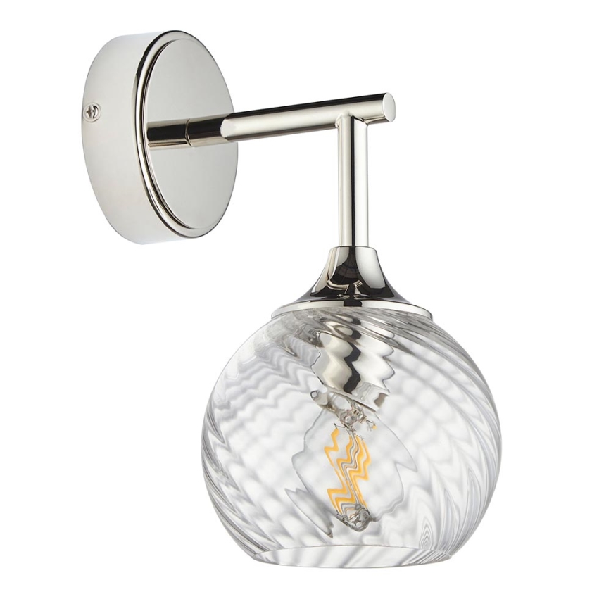 Endon 104052 - Wandleuchte ALLEGRA 1xE14/7W/230V, glänzender Chrom