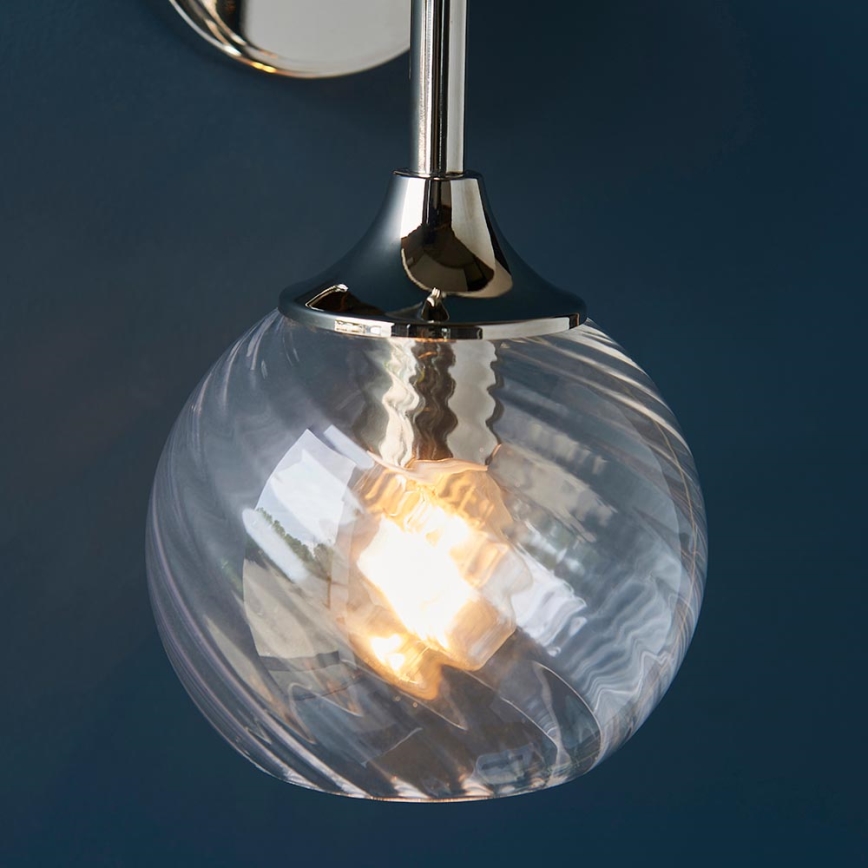 Endon 104052 - Wandleuchte ALLEGRA 1xE14/7W/230V, glänzender Chrom