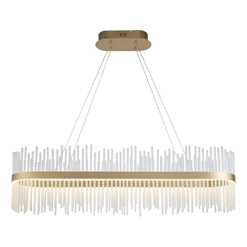 Endon 104082 - LED-dimmbare Seilpendelleuchte ADRIEL LED/47W/230V 3000K gold/klar
