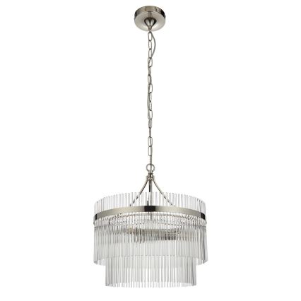 Endon 104113 - Kronleuchter mit Kette MARIETTA 3xE14/7W/230V glänzender Chrom