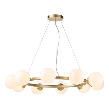Endon 106008 - Hängeleuchte mit Kabelaufhängung OTIS 10xG9/3W/230V goldfarben