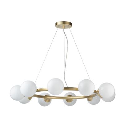 Endon 106008 - Hängeleuchte mit Kabelaufhängung OTIS 10xG9/3W/230V goldfarben