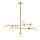 Endon 106754 - Pendelleuchte OTIS an Stange 10xG9/5W/230V goldfarben