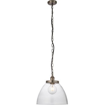 Endon 106896 - Kronleuchter an Kette HANSEN 1xE27/10W/230V mattchrom