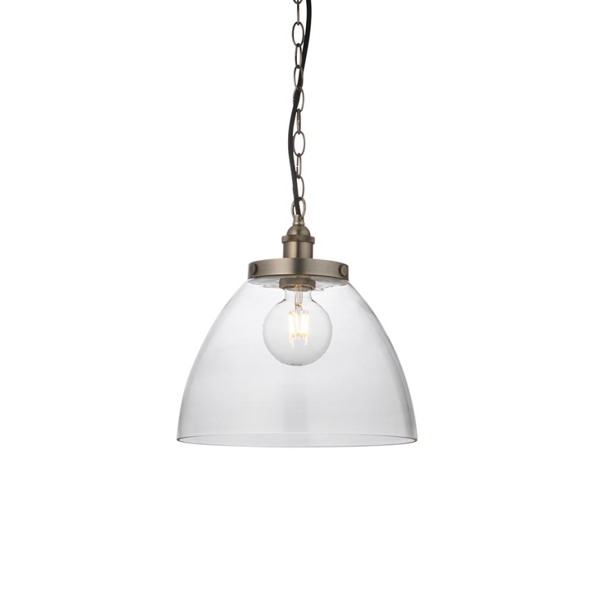 Endon 106896 - Kronleuchter an Kette HANSEN 1xE27/10W/230V mattchrom