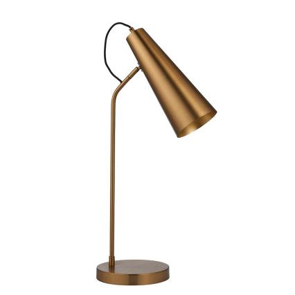 Endon 107527 - Tischlampe KARNA 1xE27/10W/230V Messing