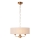 Endon 110723 - Hängeleuchte an Kette HIGHCLERE 3xE14/40W/230V beige/Messing d 45 cm