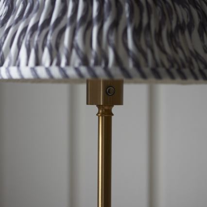 Endon 114785 - LED-dimmbare wiederaufladbare Stehleuchte BURLEY LED/1,5W/5V 3600 mAh messing/grau