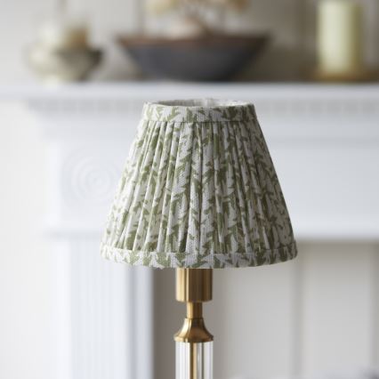 Endon 114838 - Dimmbare, aufladbare LED-Tischleuchte MORTON LED/1,5W/5V 3600 mAh Messing/grün