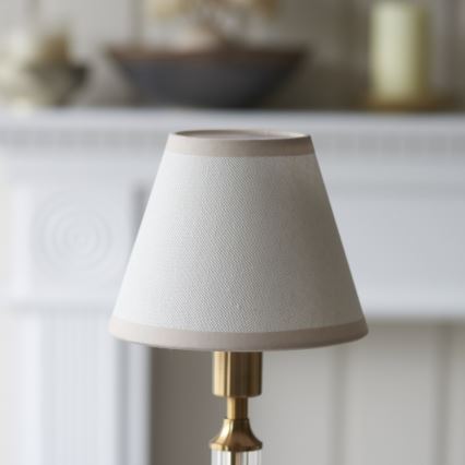 Endon 114849 - Dimmbare, aufladbare LED-Tischleuchte MORTON LED/1,5W/5V 3600 mAh Messing/beige