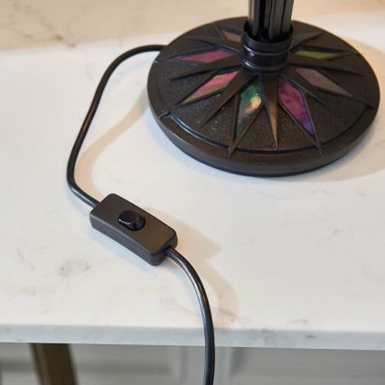 Endon 63939 - Tischleuchte ASTORIA 2xE27/60W/230V Ø 40 cm