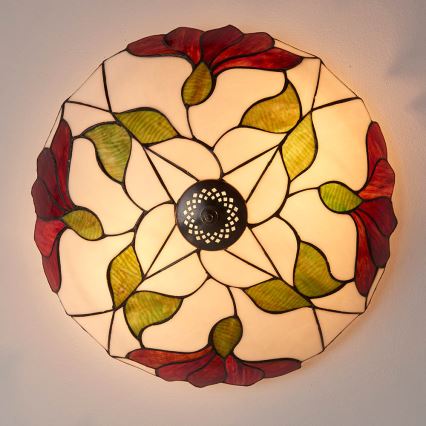 Endon 63960 - Deckenleuchte BOTANICA 2xE27/60W/230V Ø 45 cm