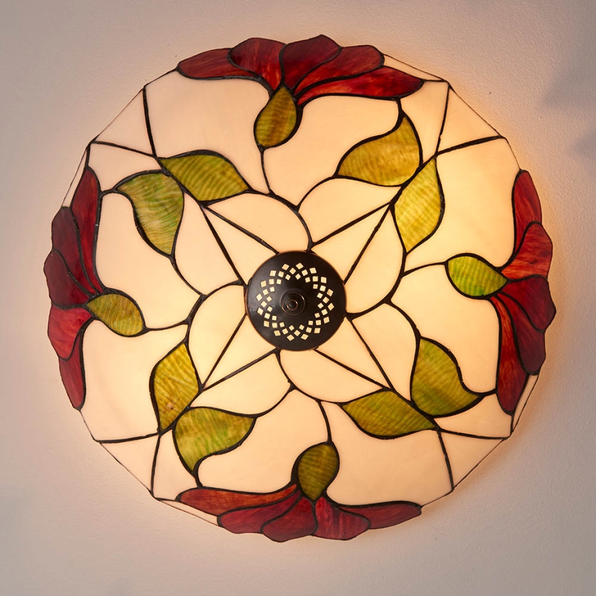 Endon 63960 - Deckenleuchte BOTANICA 2xE27/60W/230V Ø 45 cm