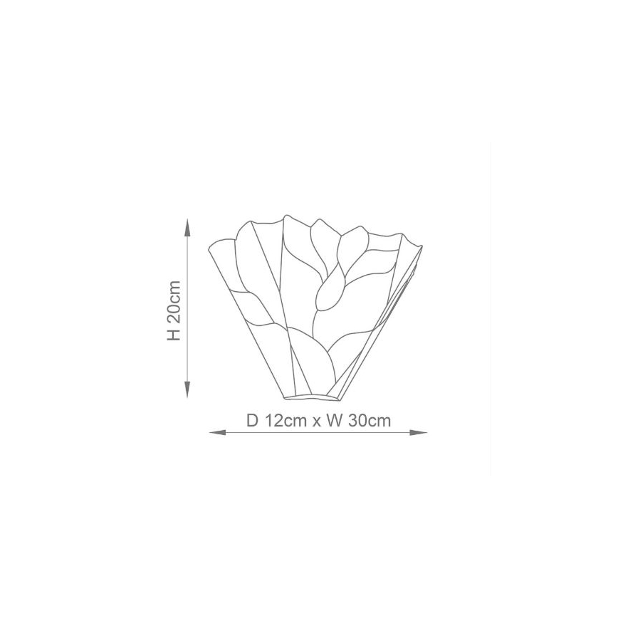 Endon 63964 - Wandleuchte BOTANICA 1xE14/40W/230V