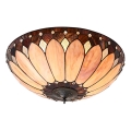 Endon 63973 - Tiffany-Deckenleuchte BROOKLYN 2xE14/60W/230V Ø 50 cm