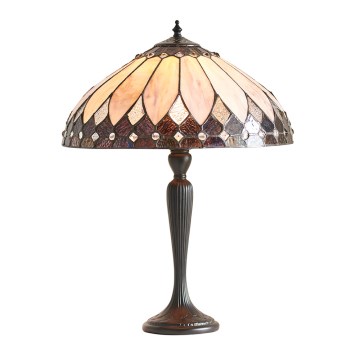 Endon 63982 - Tischlampe BROOKLYN 1xE27/60W/230V Ø 40 cm