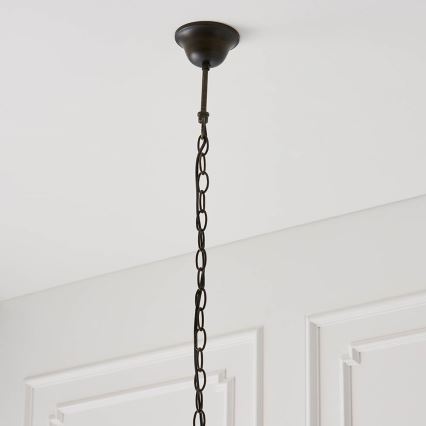 Endon 64080 - Kronleuchter an Kette DRAGONFLY, 3x E27/60W/230V, Durchmesser 41 cm