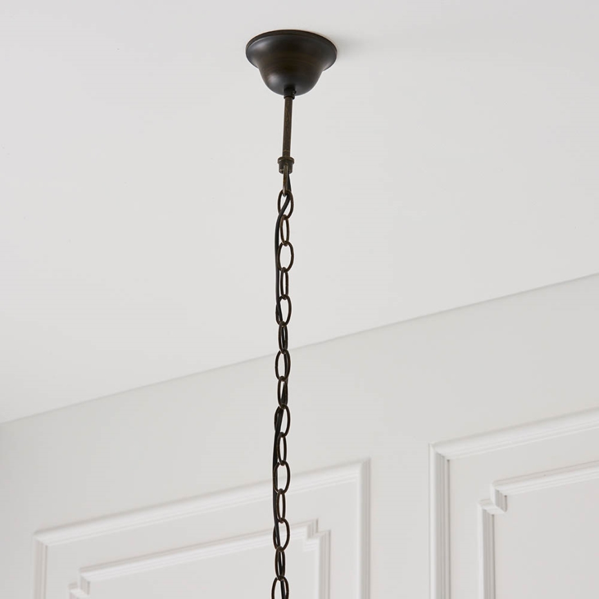 Endon 64080 - Kronleuchter an Kette DRAGONFLY, 3x E27/60W/230V, Durchmesser 41 cm