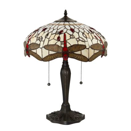 Endon 64085 - Tischleuchte LIBELLE 2xE27/60W/230V d 41 cm