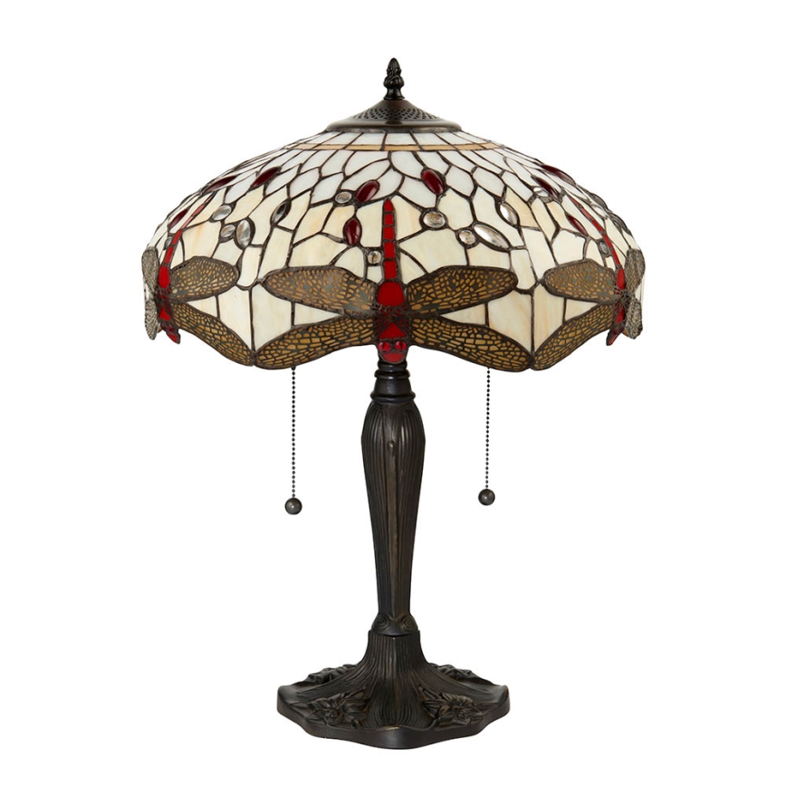 Endon 64085 - Tischleuchte LIBELLE 2xE27/60W/230V d 41 cm