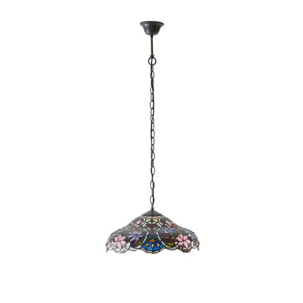 Endon 64325 - Kettenpendelleuchte SULLIVAN 1xE27/60W/230V Ø 40 cm