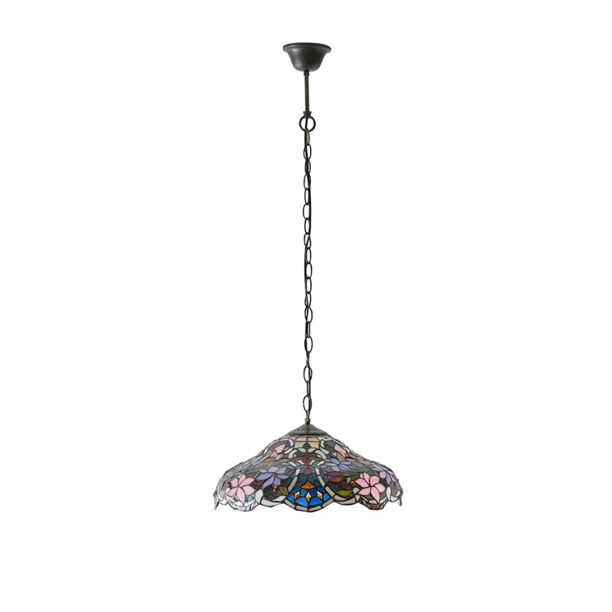 Endon 64325 - Kettenpendelleuchte SULLIVAN 1xE27/60W/230V Ø 40 cm