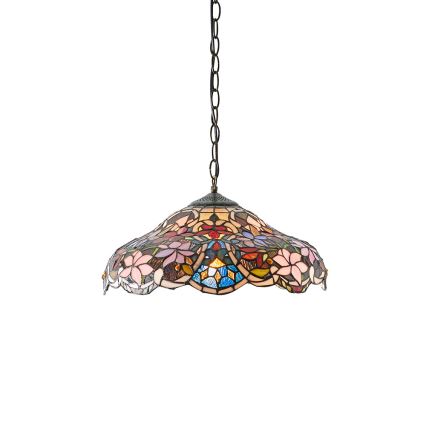 Endon 64325 - Kettenpendelleuchte SULLIVAN 1xE27/60W/230V Ø 40 cm