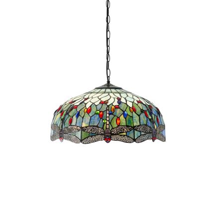 Endon 66148 - Hängeleuchte an Kette LIBELLE 3xE27/60W/230V d 50 cm