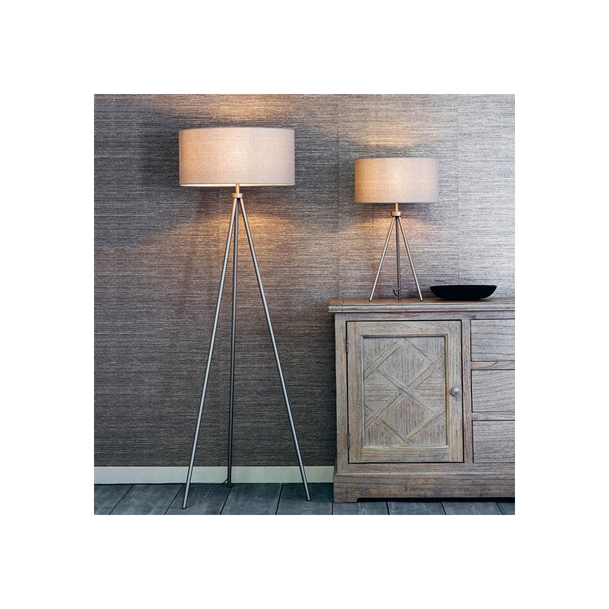 Endon 66987 - Stehleuchte TRI 1xE27/60W/230V beige