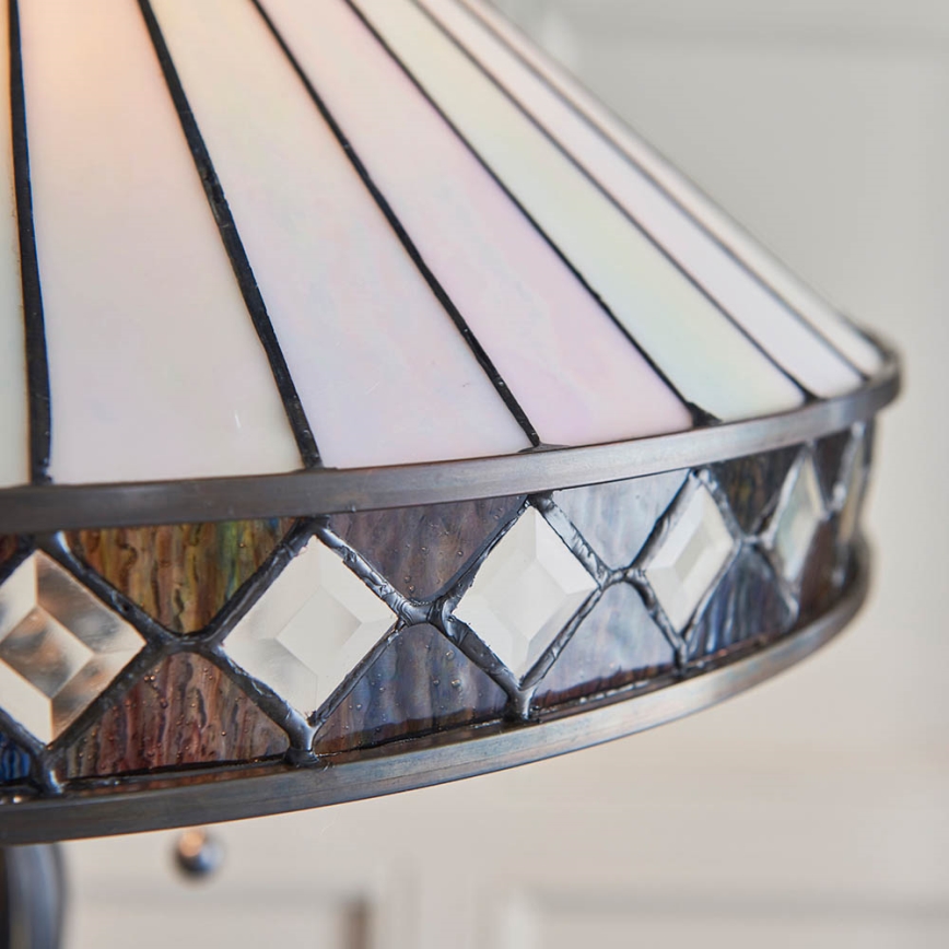 Endon 70936 - Stehleuchte FARGO 2xE27/60W/230V Ø 50 cm