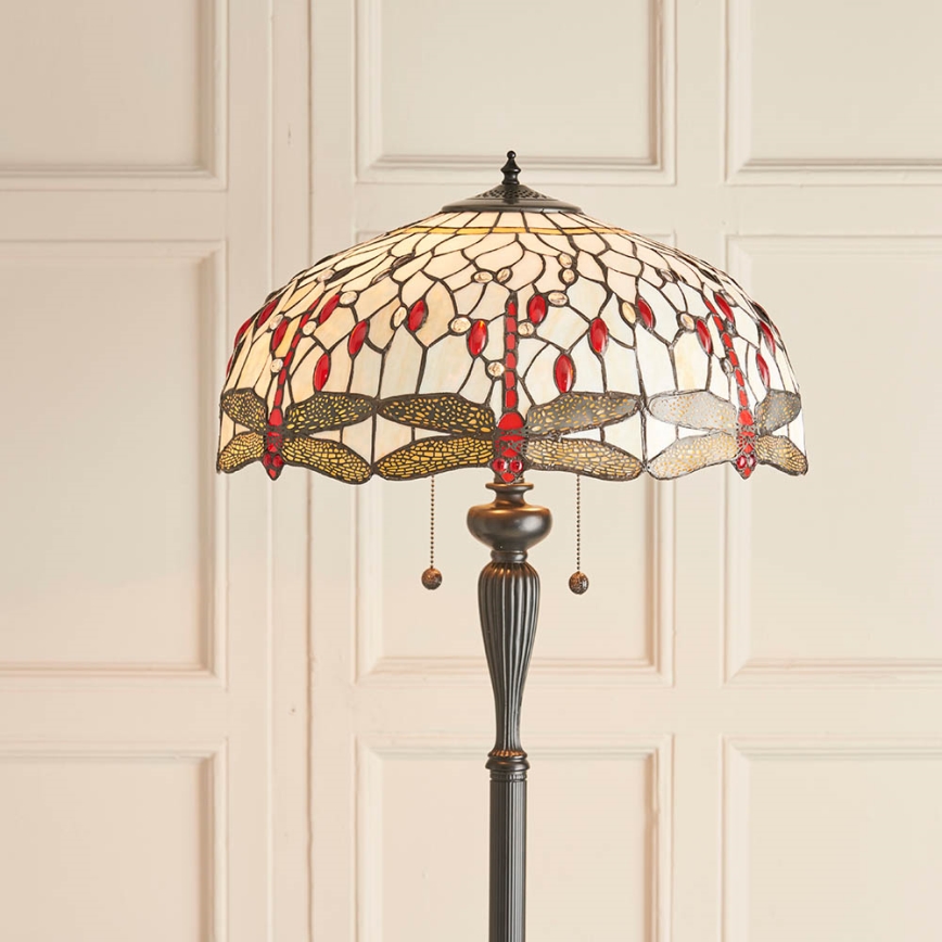Endon 70940 - Stehleuchte DRAGONFLY 2xE27/60W/230V Ø 50 cm