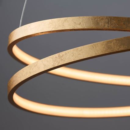 Endon 72479 - LED-Hängeleuchte SCRIBBLE LED/31,5W/230V 3000K golden