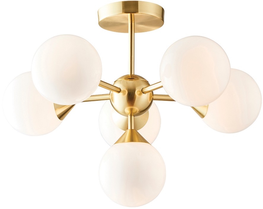 Endon 76501 - Stabpendelleuchte OSCAR 6xG9/5W/230V goldfarben