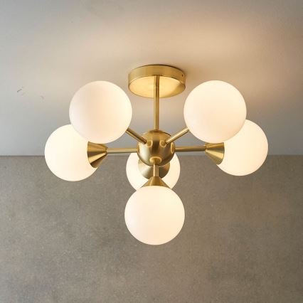 Endon 76501 - Stabpendelleuchte OSCAR 6xG9/5W/230V goldfarben