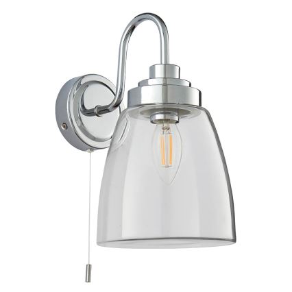 Endon 77088 - Badezimmer-Wandleuchte ASHBURY 1xE14/4W/230V IP44 glänzender Chrom