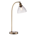 Endon 77859 - Tischlampe HANSEN 1xE14/40W/230V Messing