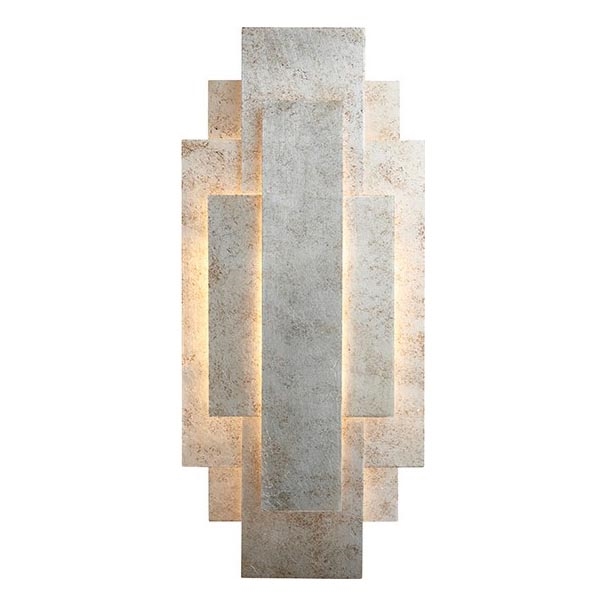Endon 90451 - Wandleuchte ALZARE 2xG9/3W/230V weiße Patina