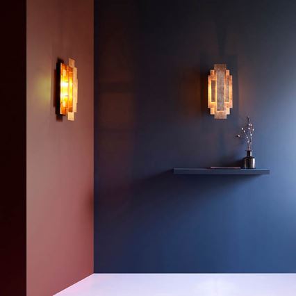 Endon 90451 - Wandleuchte ALZARE 2xG9/3W/230V weiße Patina