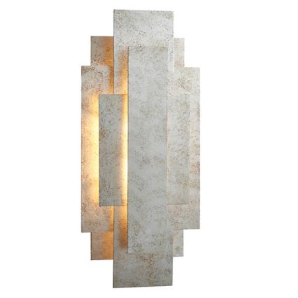 Endon 90451 - Wandleuchte ALZARE 2xG9/3W/230V weiße Patina