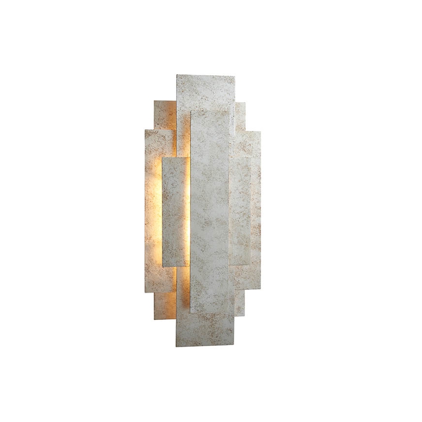 Endon 90451 - Wandleuchte ALZARE 2xG9/3W/230V weiße Patina