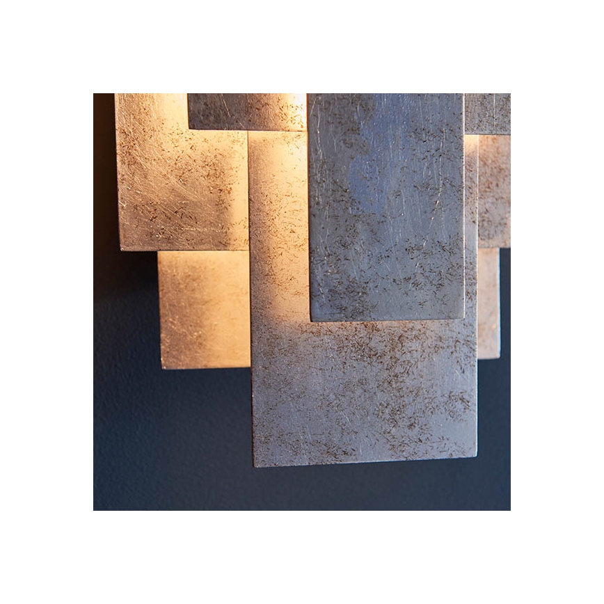 Endon 90451 - Wandleuchte ALZARE 2xG9/3W/230V weiße Patina