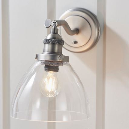 Endon 91739 - Wand-Spotleuchte HANSEN 1xE14/40W/230V mattchrom