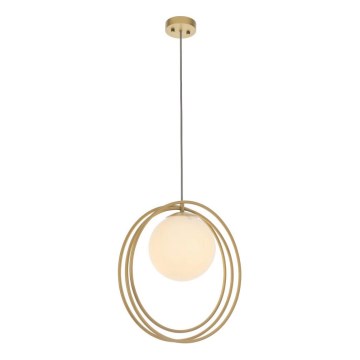 Endon 92488 - Hängeleuchte EMILIO 1xE27/10W/230V goldfarben