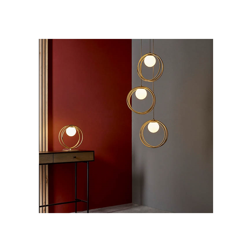 Endon 92491 - Tischleuchte EMILIO 1xG9/3W/230V goldfarben