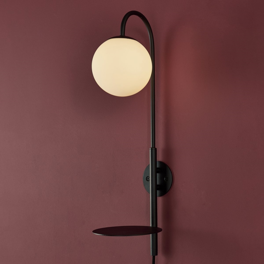 Endon 92726 - Wandleuchte HALO 1xG9/3W/230V schwarz
